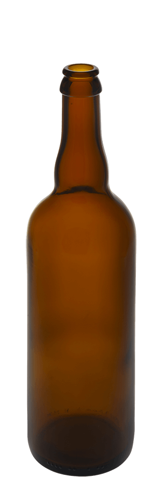 Bierfles 750ml 26crown Glas amber